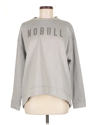 Pre-owned Nobull Sweatshirt In Gray