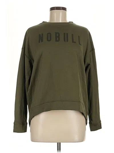 Pre-owned Nobull Sweatshirt In Green