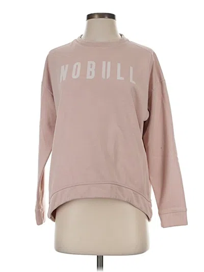 Pre-owned Nobull Sweatshirt In Pink