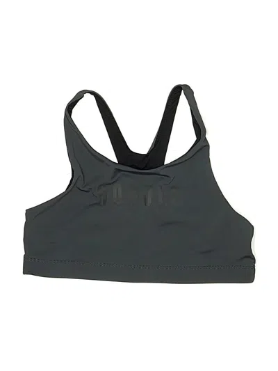 Pre-owned Nobull Swimsuit Top Gray Swimwear