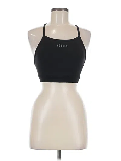 Pre-owned Nobull Tank Top Black Halter Neckline Tops