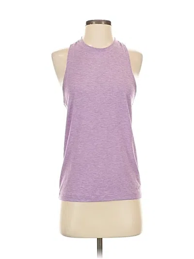 Pre-owned Nobull Tank Top Purple Halter Neckline Tops