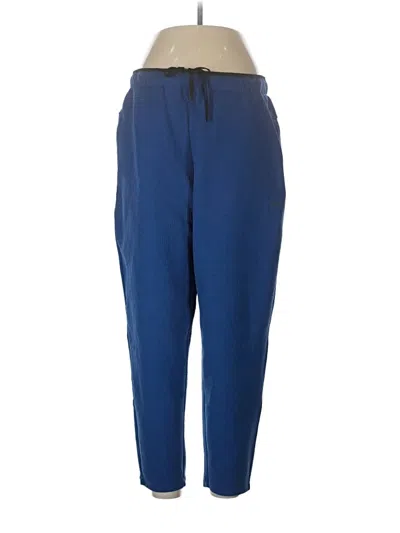Pre-owned Nobull Track Pants In Blue