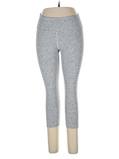 Pre-owned Nobull Yoga Pants In Gray