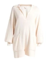 Nocold Woman Jumpsuit Beige Size Xs Merino Wool, Viscose, Polyamide, Cashmere