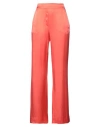 Nocold Woman Pants Orange Size M Acetate, Silk