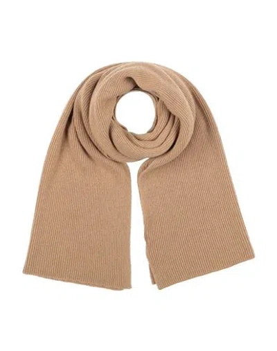 Nocold Woman Scarf Camel Size - Merino Wool, Viscose, Polyamide, Cashmere In Neutral