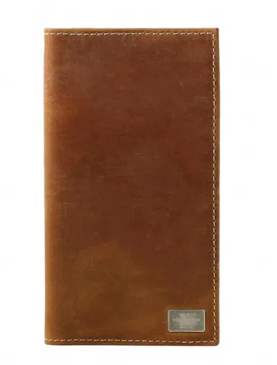 Nocona Belt Co. Men's Hdx Work Leather Rodeo Wallet In Medium Brown In Multi