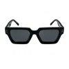 Nocturna Frames Women's Block – Oversized Square Black Sunglasses In Black
