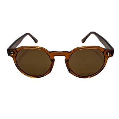 Nocturna Frames Women's Brown / Red Anima Sunglasses – Burnt Amber In Multi