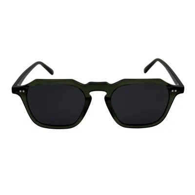 Nocturna Frames Women's Dusk Sunglasses – Shadowgreen Mazzucchelli Acetate In Green