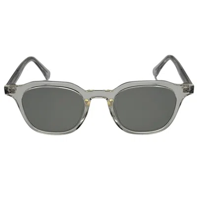 Nocturna Frames Women's White Edge Sunglasses – Clear In Gray