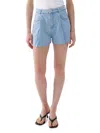Nocturne 22 Women's Dart Crystal Trim Denim Shorts In Light Blue