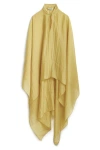 Nocturne Asymmetric Cape In Yellow/orange