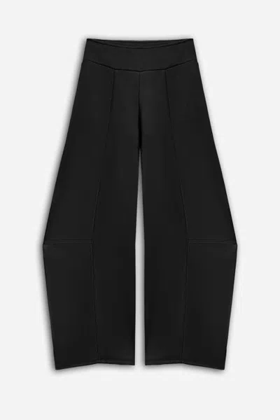 Nocturne Asymmetric Cut Trousers In Black