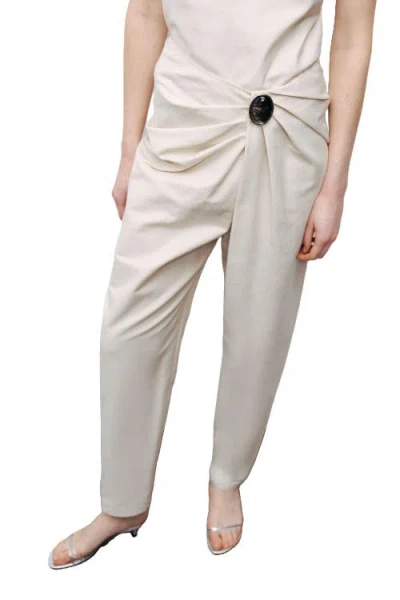 Nocturne Asymmetrical Draped Detail Pants