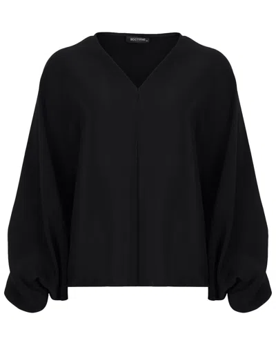 NOCTURNE NOCTURNE BATWING SLEEVE OVERSIZED TOP