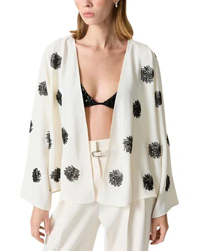 NOCTURNE BEADED OPEN FRONT KIMONO