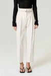 Nocturne Belt Detailed Pants In White