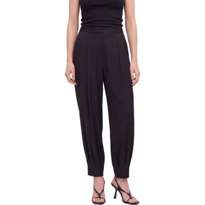Nocturne Belted Harem Trousers In Black