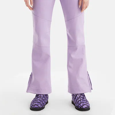Nocturne Belted High-waisted Jeans In Purple