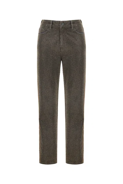 Nocturne Black Stone Embroidered Mom Fit Jeans