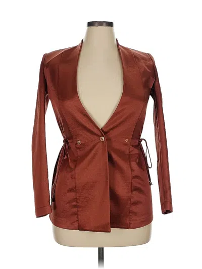 Nocturne Blazer Jacket In Brown