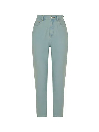 Nocturne Blue  High-waisted Mom Jeans