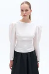 Nocturne Boat Neck Blouse
