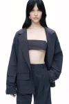 Nocturne Cargo Pocket Jacket In Anthracite