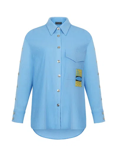 Nocturne Corduroy Overshirt In Blue