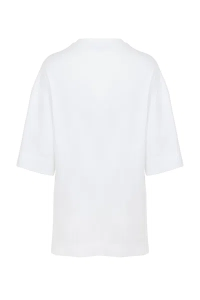 Nocturne Crystal Stone T-shirt In White