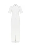 Nocturne Cut-out Dress With Tail In White
