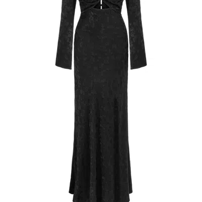 Nocturne Cut-out Long Dress In Black