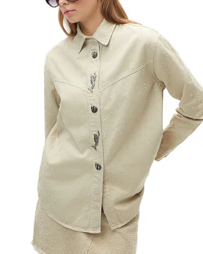 Nocturne Denim Shirt In Green