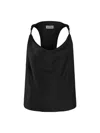 Nocturne Draped Top In Black