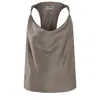 Nocturne Draped Top In Grey