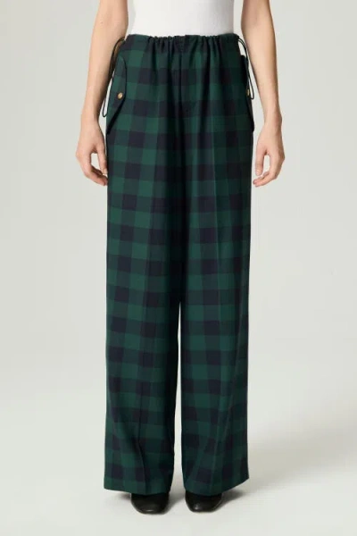 NOCTURNE NOCTURNE DRAWSTRING WIDE-LEG PANTS