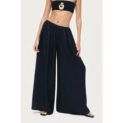 Nocturne Elasticated Wide-leg Pants In Blue