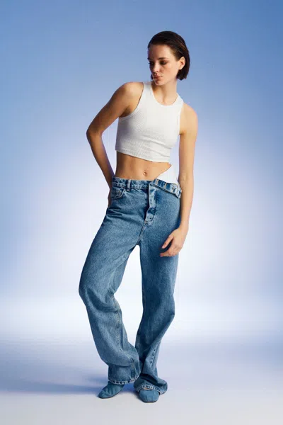 Nocturne Embellished Crop Top In White