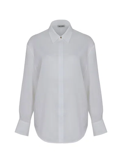 Nocturne Embroidered Shirt In White