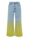 NOCTURNE FADED WIDE-LEG JEANS