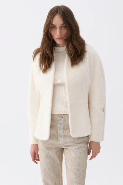 Nocturne Faux Fur Coat In Multi