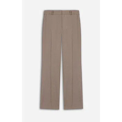 Nocturne Flared Tailored Trousers In Brown