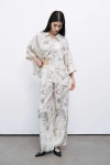 Nocturne Flowy Patterned Shirt In Multi