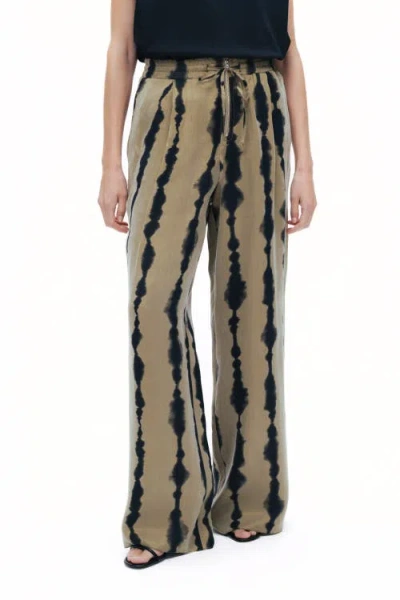 Nocturne Flowy Printed Pants In Multi-colored