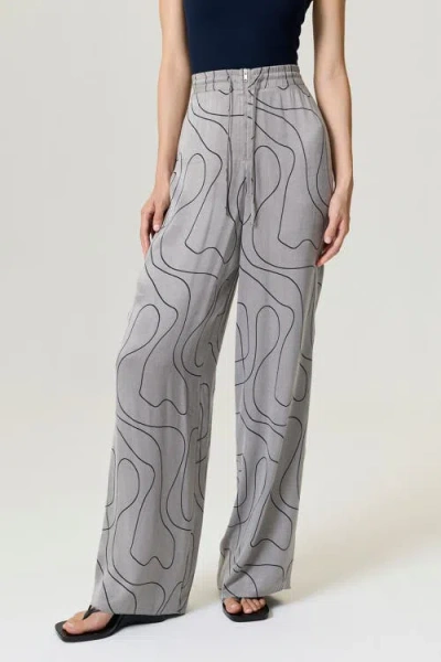 NOCTURNE NOCTURNE FLOWY WIDE-LEG TAILORED PANTS