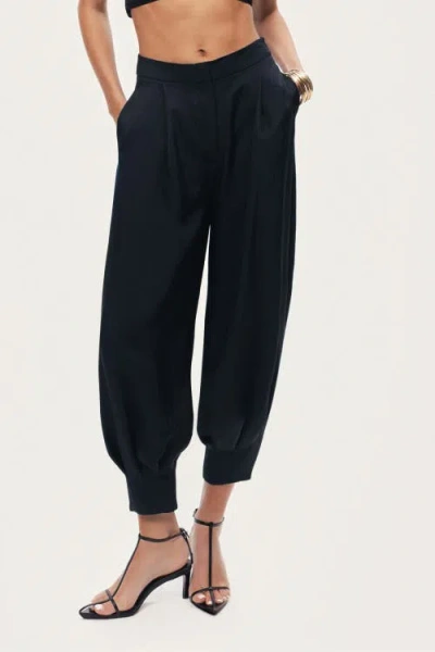 Nocturne Fluid Balloon-leg Pants In Blue