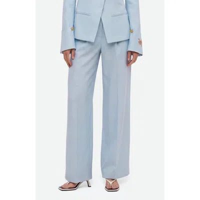 Nocturne Fluid Wide Leg Trousers In Blue