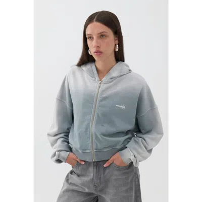 Nocturne Gradient Hooded Sweatshirt In Grey